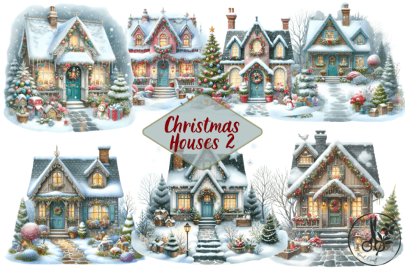 Christmas Houses 2: A Designer's Review of Seasonal Illustrations