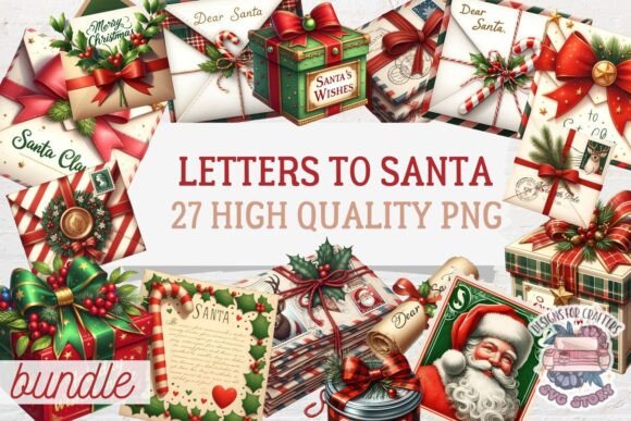 Christmas Letters to Santa Bundle 27 PNG: A Review for Brand Designers