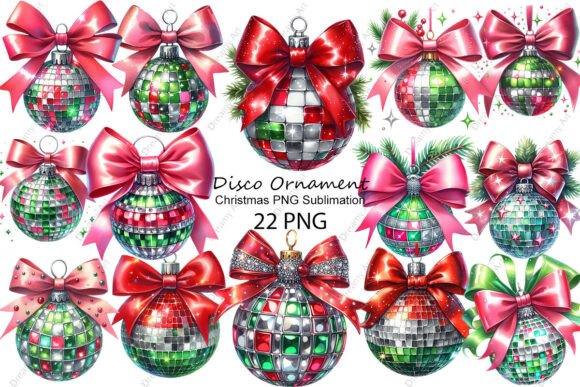 Disco Christmas Ornament PNG Sublimation: A Review for Modern Illustrations