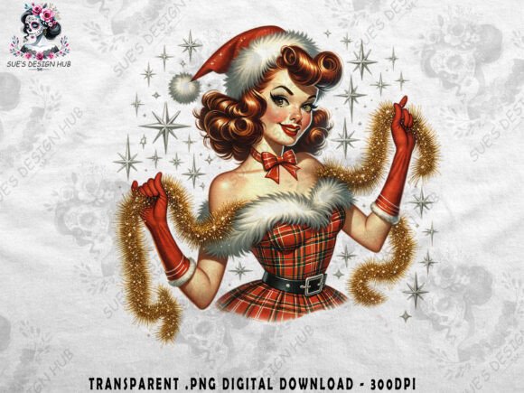 Retro Christmas Pin-Up Girl Garland Review