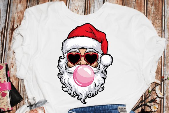 Retro Christmas Santa Blowing Bubble PNG: A Review for Bloggers