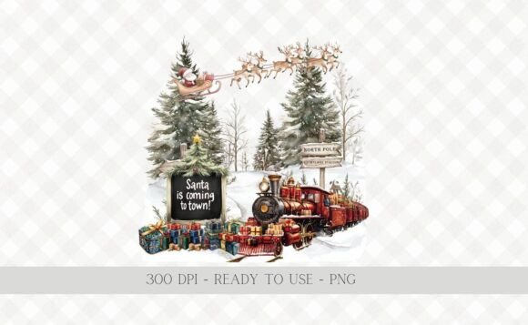 Santa is Coming to Town Christmas PNG: A Seller's Review